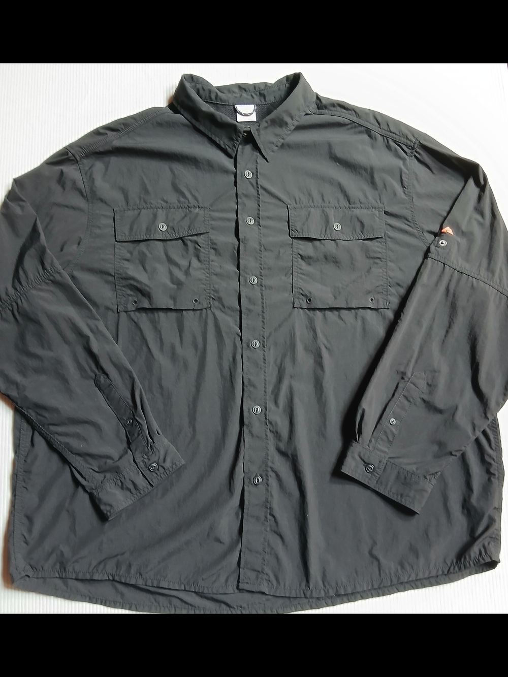 Ozark Trail Mens Performance Fishing Shirt Size 3XL Long Sleeve Vent Lightweight